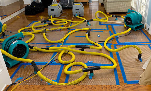 Professional Flood Damage Restoration technician working in Fe Warren Afb, WY